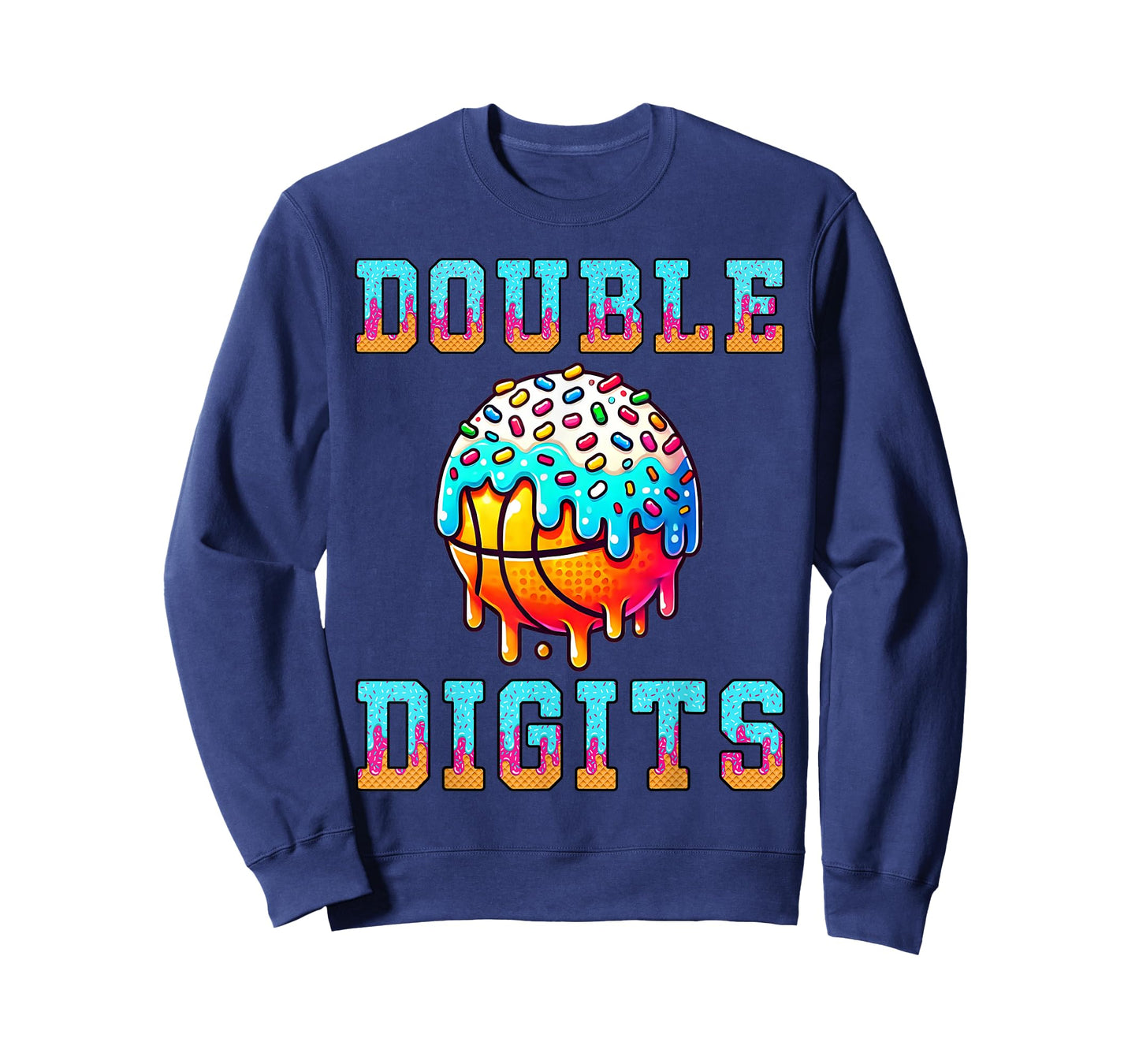 Double Digits Birthday Boy 10th Basketball Birthday Party T-Shirt