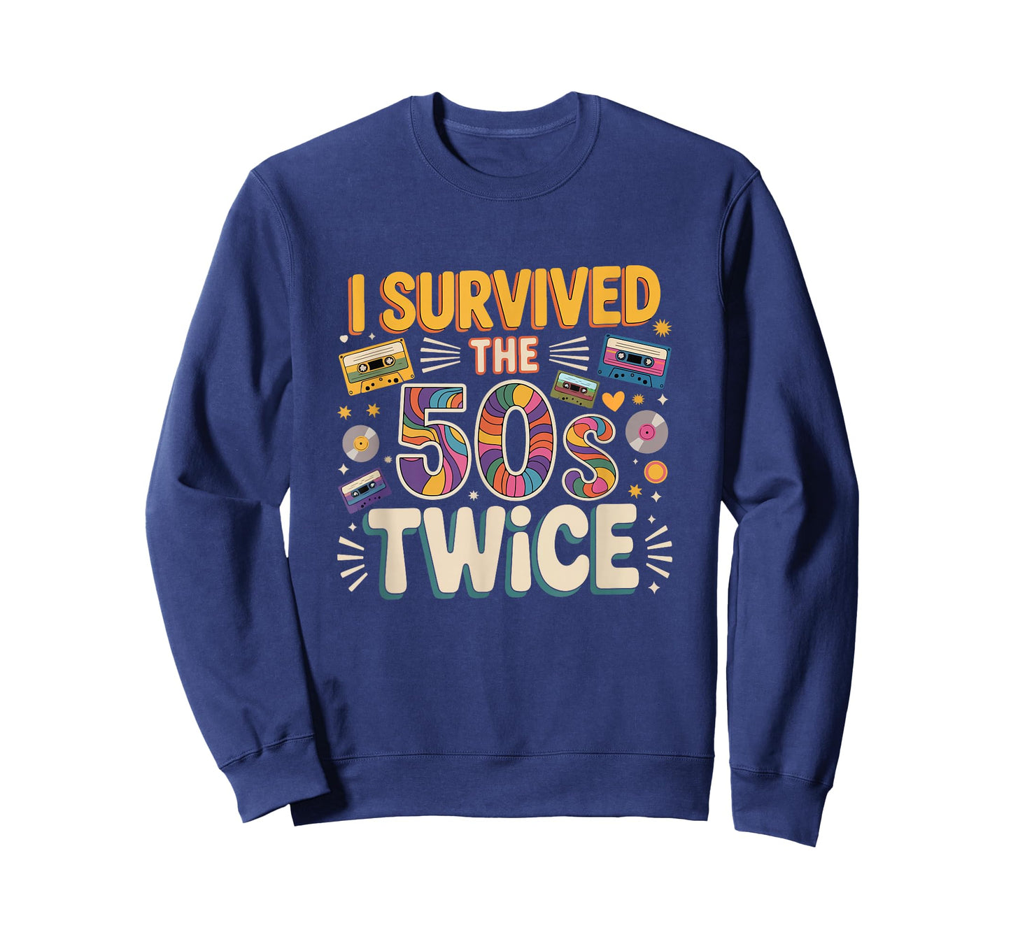 I Survived The 50s Twice Funny Joke 60th Birthday Classic T-Shirt