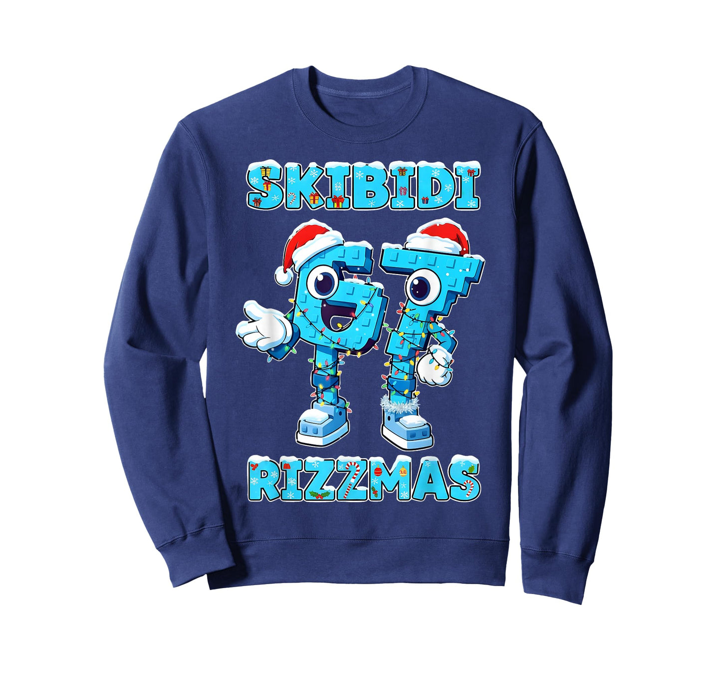 Skibidi 67 Rizzmas Six Seven Brainrot Gift for Men Women Kid T-Shirt