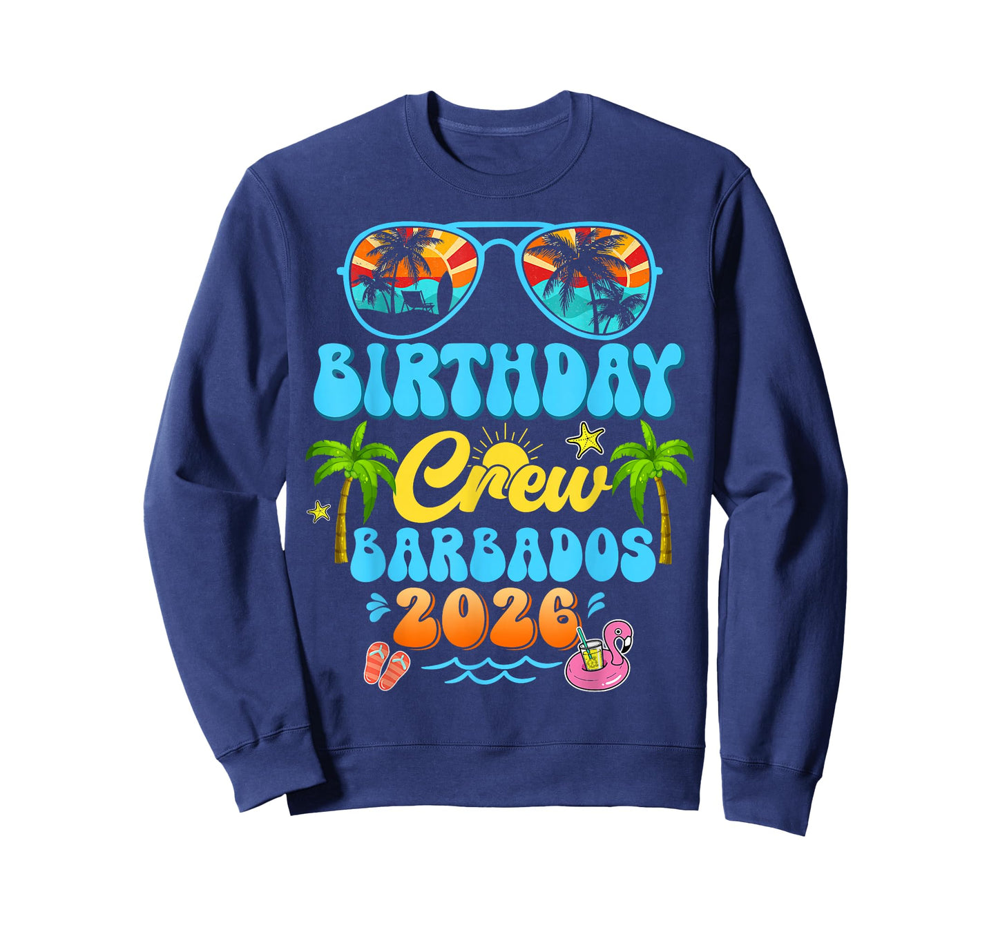 Barbados Birthday Crew Vacation Cruise 2026 Summer Trip T-Shirt