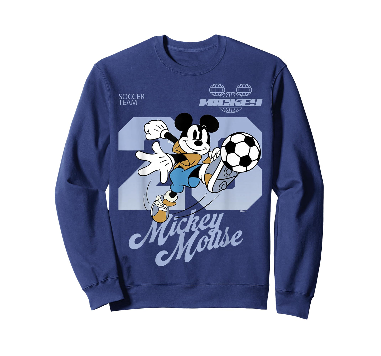 Disney Mickey Mouse Soccer Team Retro 90s Sporty Aesthetic T-Shirt