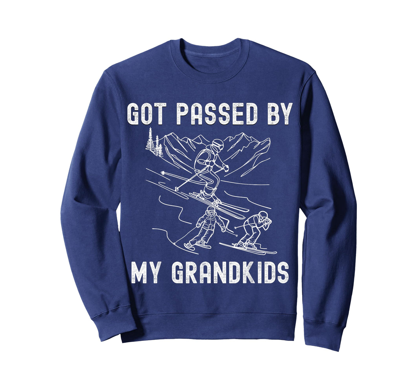 Got Passed by My Grandkids Skiing Family Winter Sports Fun T-Shirt