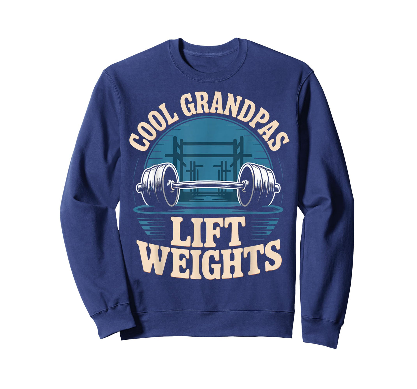 Cool Grandpas Lift Weights Funny Weightlifting Grandpa Gym T-Shirt