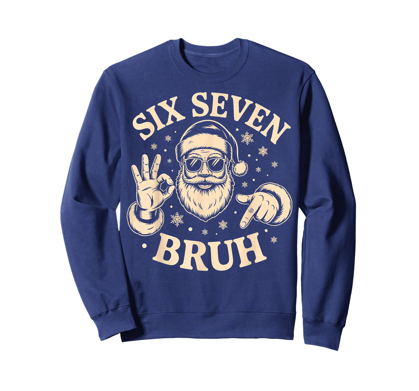 Bruh 67 Christmas Santa Six Seven 6 7 Christmas T-Shirt
