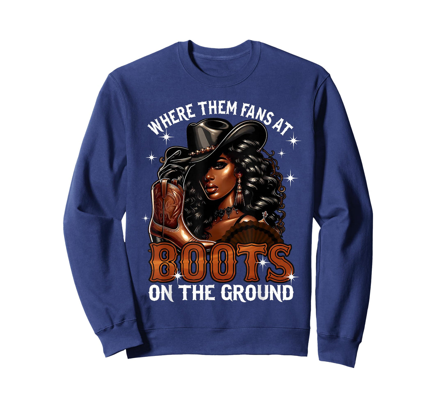 Boots On The Ground Cowgirl Black Woman Africa Black History T-Shirt