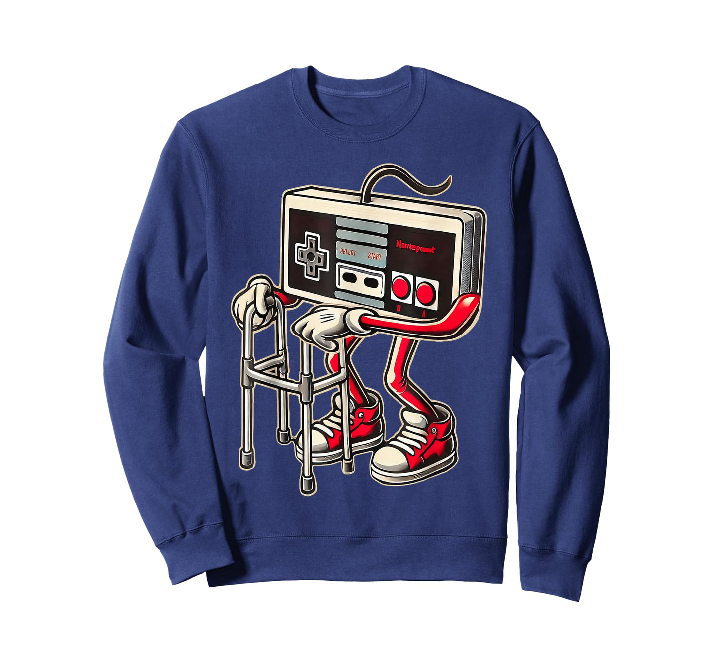 Retro Video Game Controller with Walker Funny Gamer Gaming T-Shirt