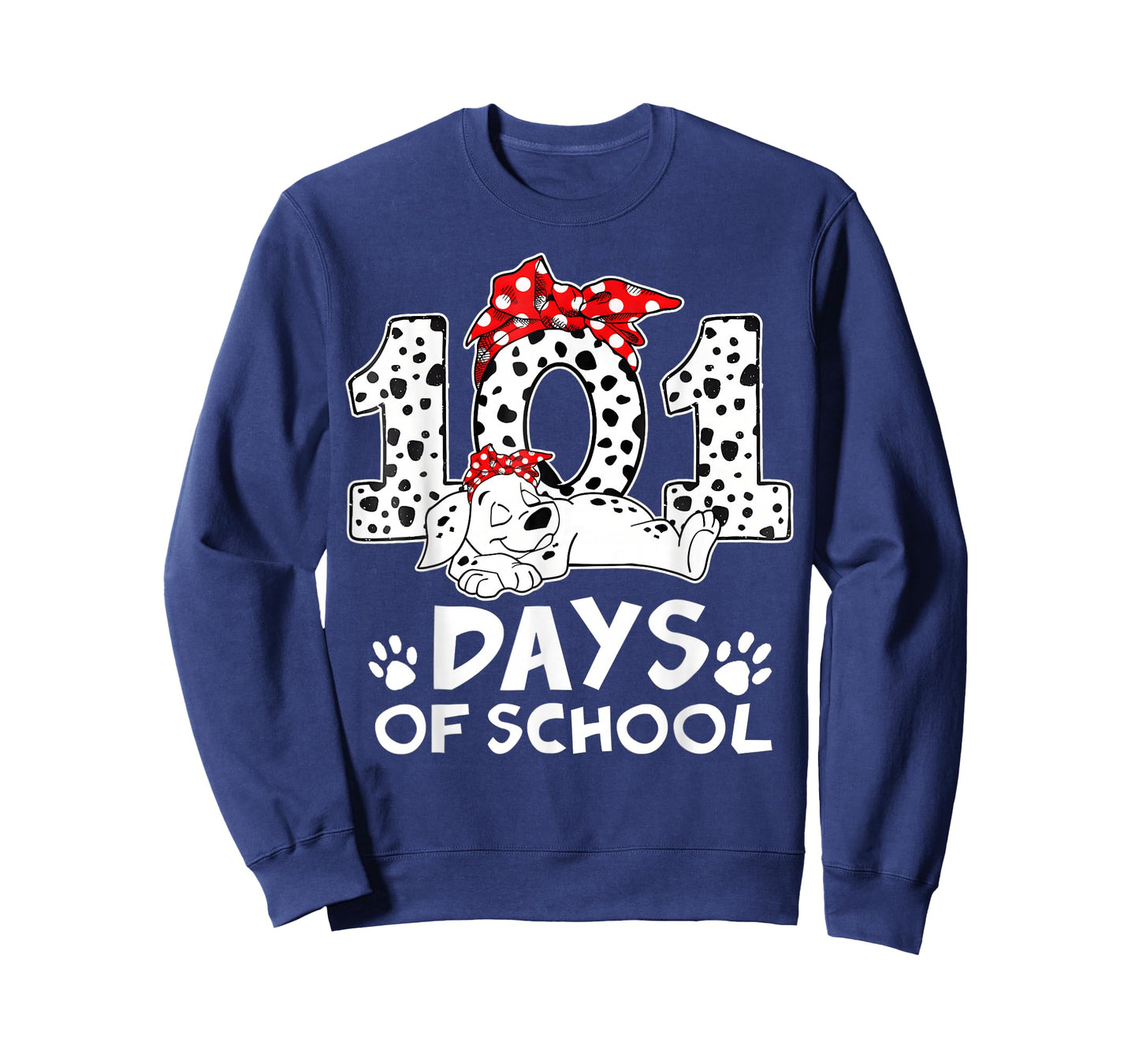 100 Days of School Dalmatian Dog Kids 100 Days Smarter T-Shirt