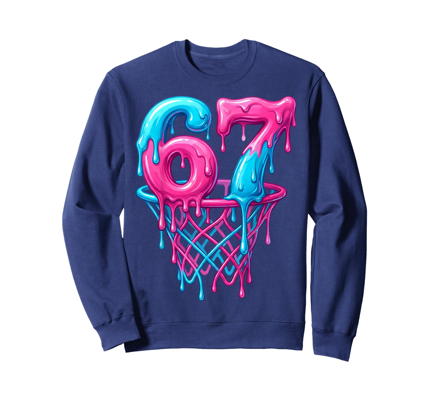 67 Basketball Drip Six Seven Funny T-Shirt
