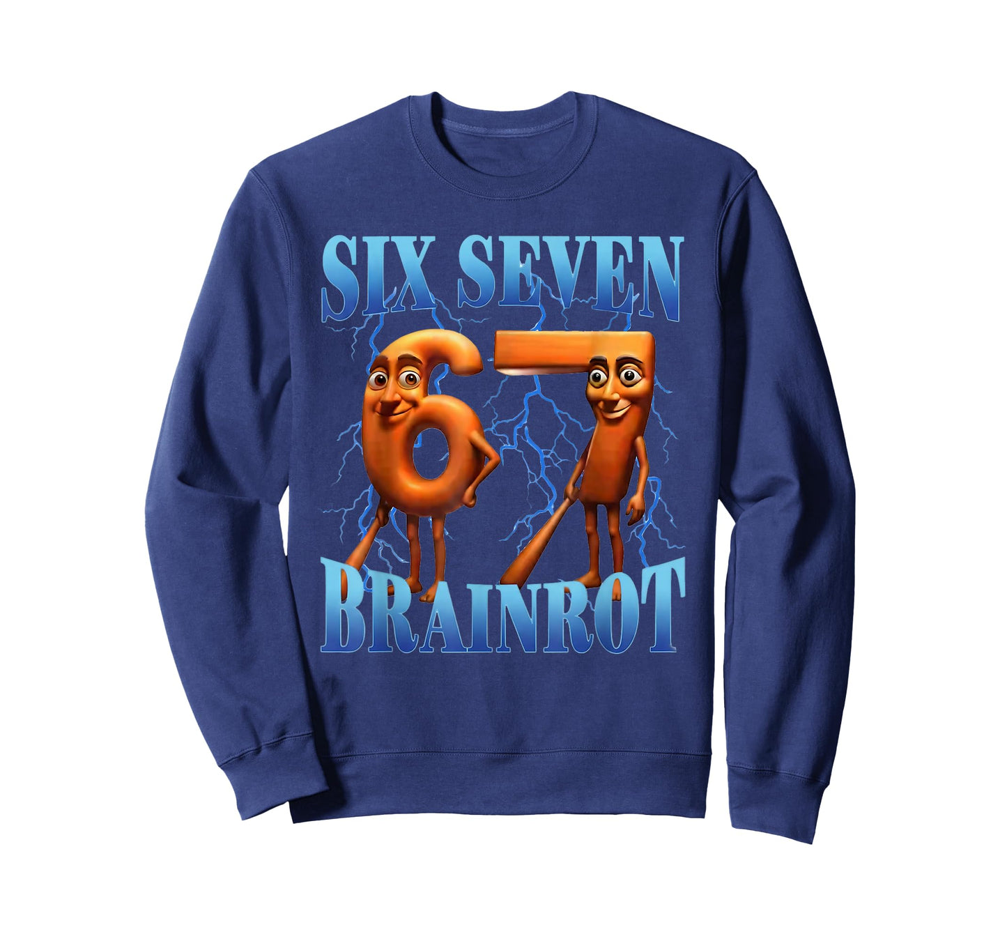Funny 67 Meme Italian Brainrot Tung Tung Sahur Six Seven T-Shirt