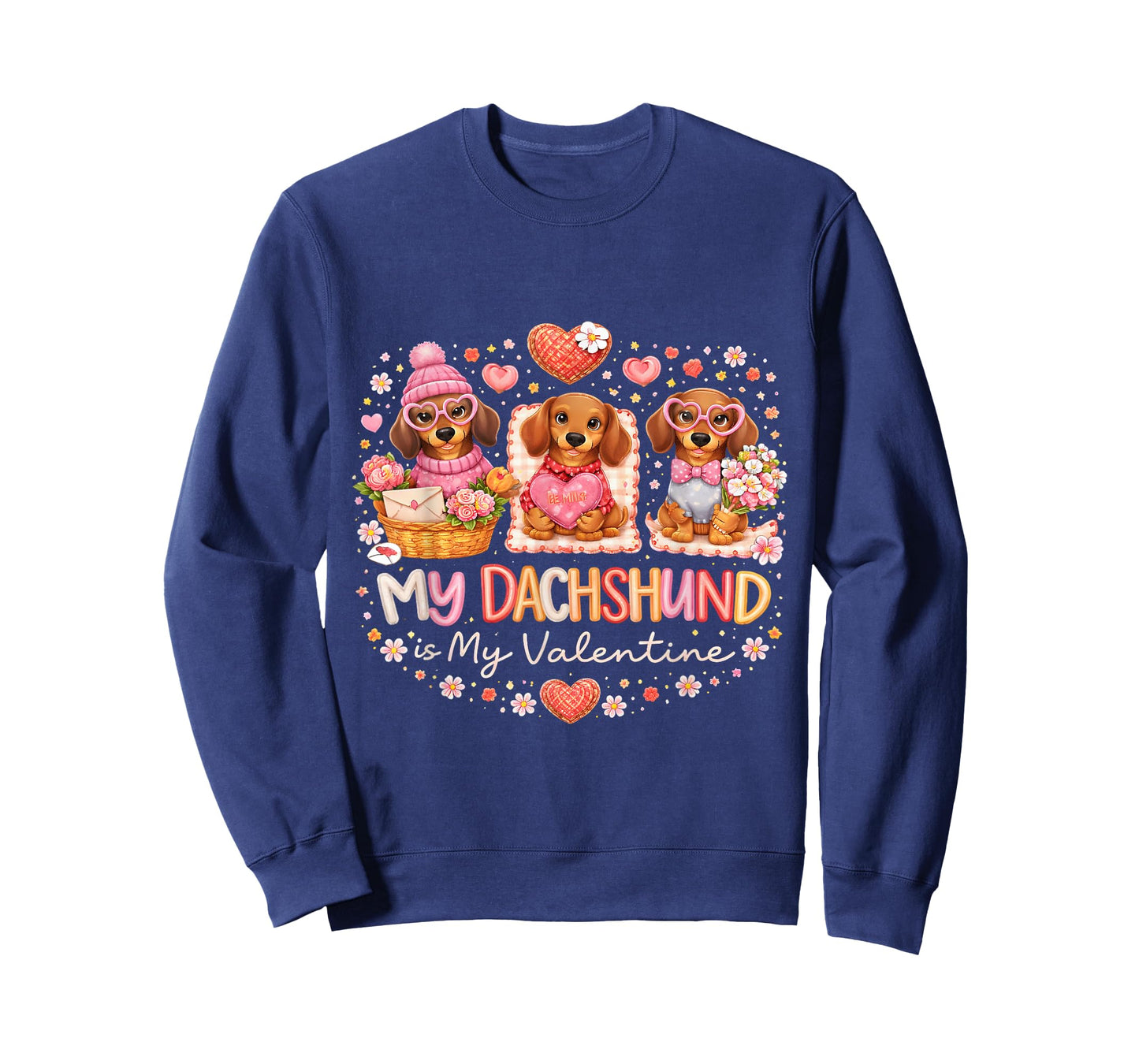 Dachshund Valentine Gift for Dog Lovers and Pet Owners T-Shirt