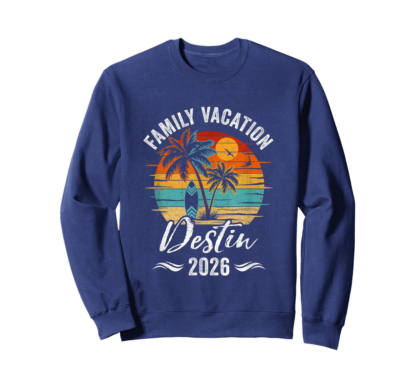 Family Vacation 2026 Vintage Destin Summer Matching Trip T-Shirt