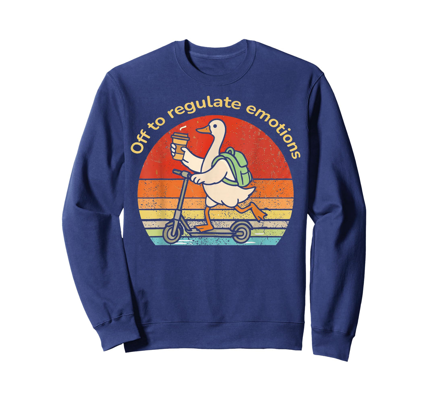Off to Regulate Emotions Funny Goose Mental Health Counselor T-Shirt