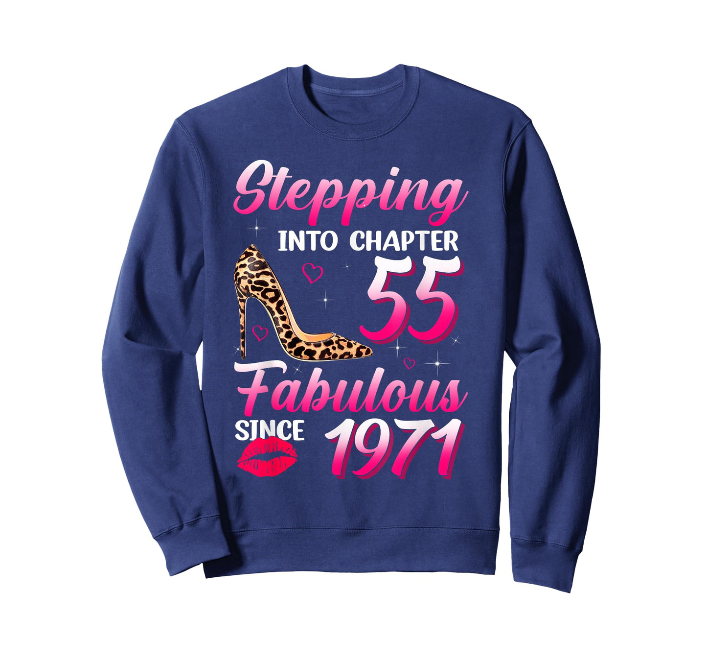 Stepping Into Chapter 55 Fabulous Since 1971 55th Birthday T-Shirt
