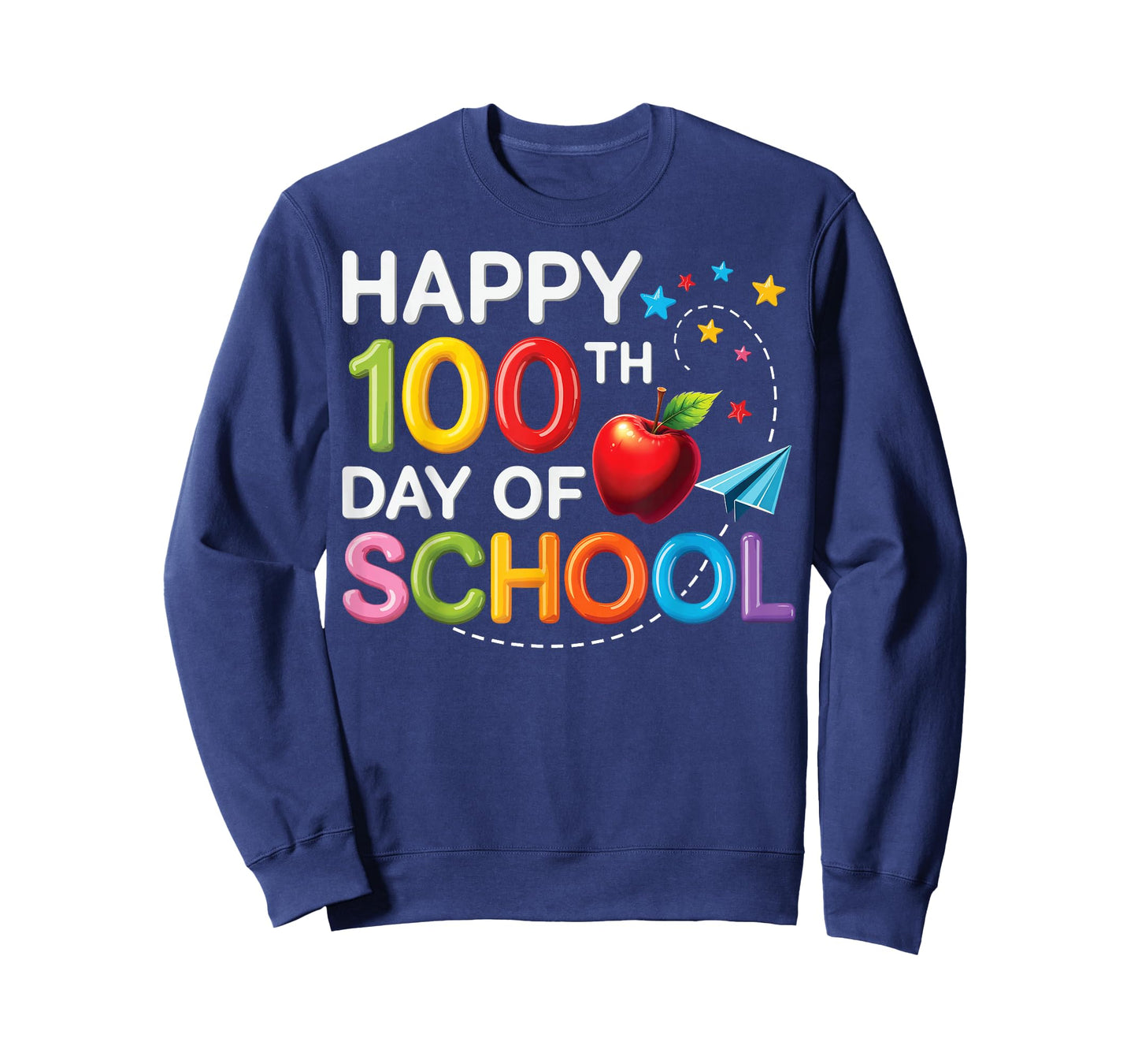 Happy 100th Day of School Costume for Kids Teacher Women T-Shirt