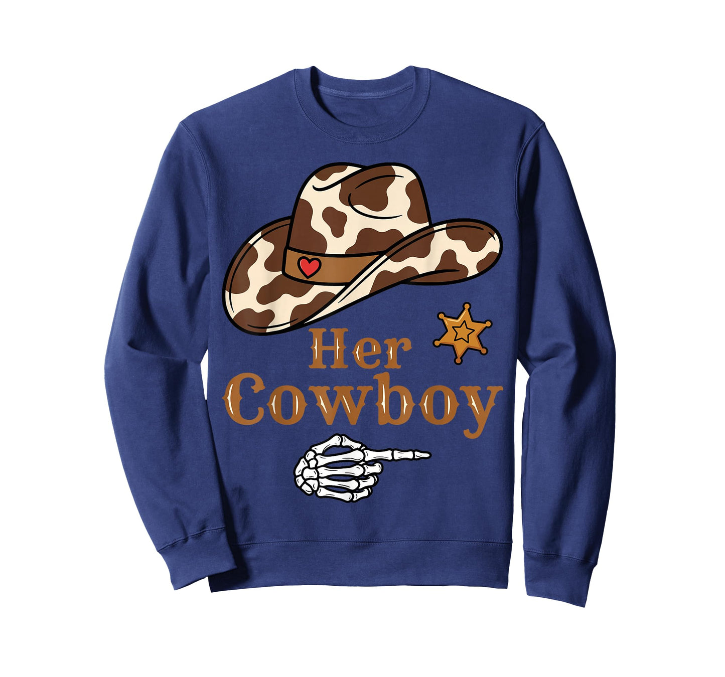 Matching Couples Her Cowboy Western His and Hers T-Shirt