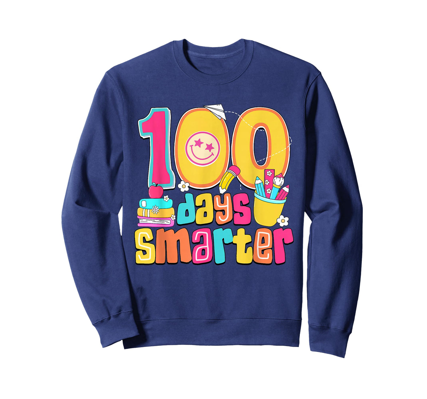 100th Day of School Shirt 100 Days Smarter Teacher Boys Girl T-Shirt