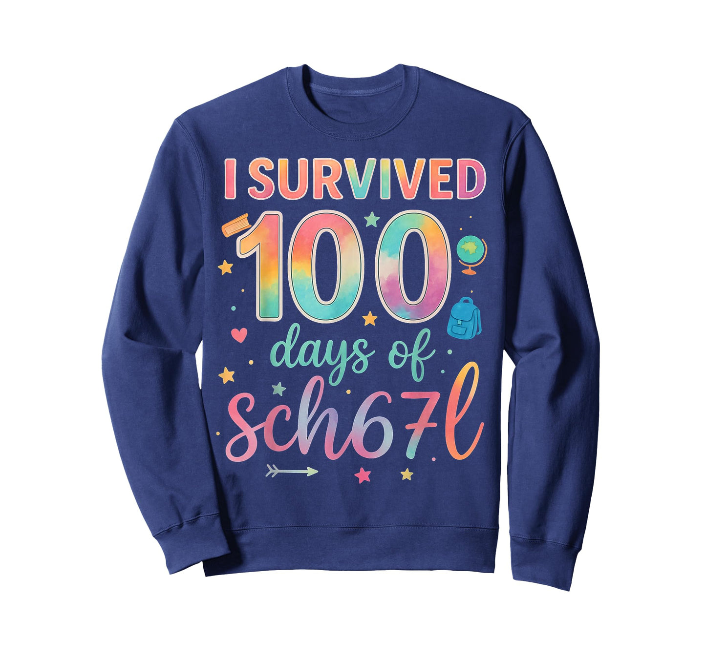 I Survived 100 Days of School 67 Funny Teacher Student T-Shirt