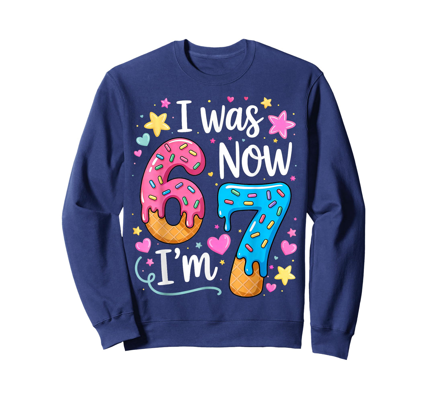 I was 6 Now I'm 7 Year Old Birthday Kids Boys Girls T-Shirt