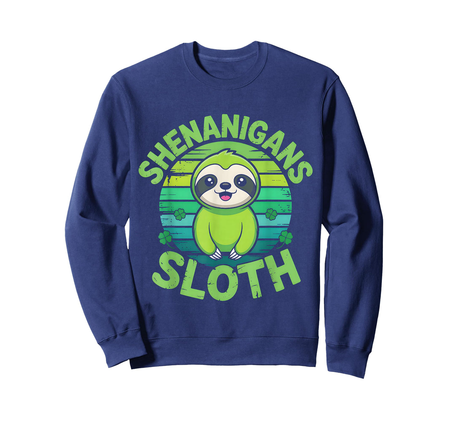 Sloth St Patricks Day Sloth Shenanigans Cute Animal Lover T-Shirt