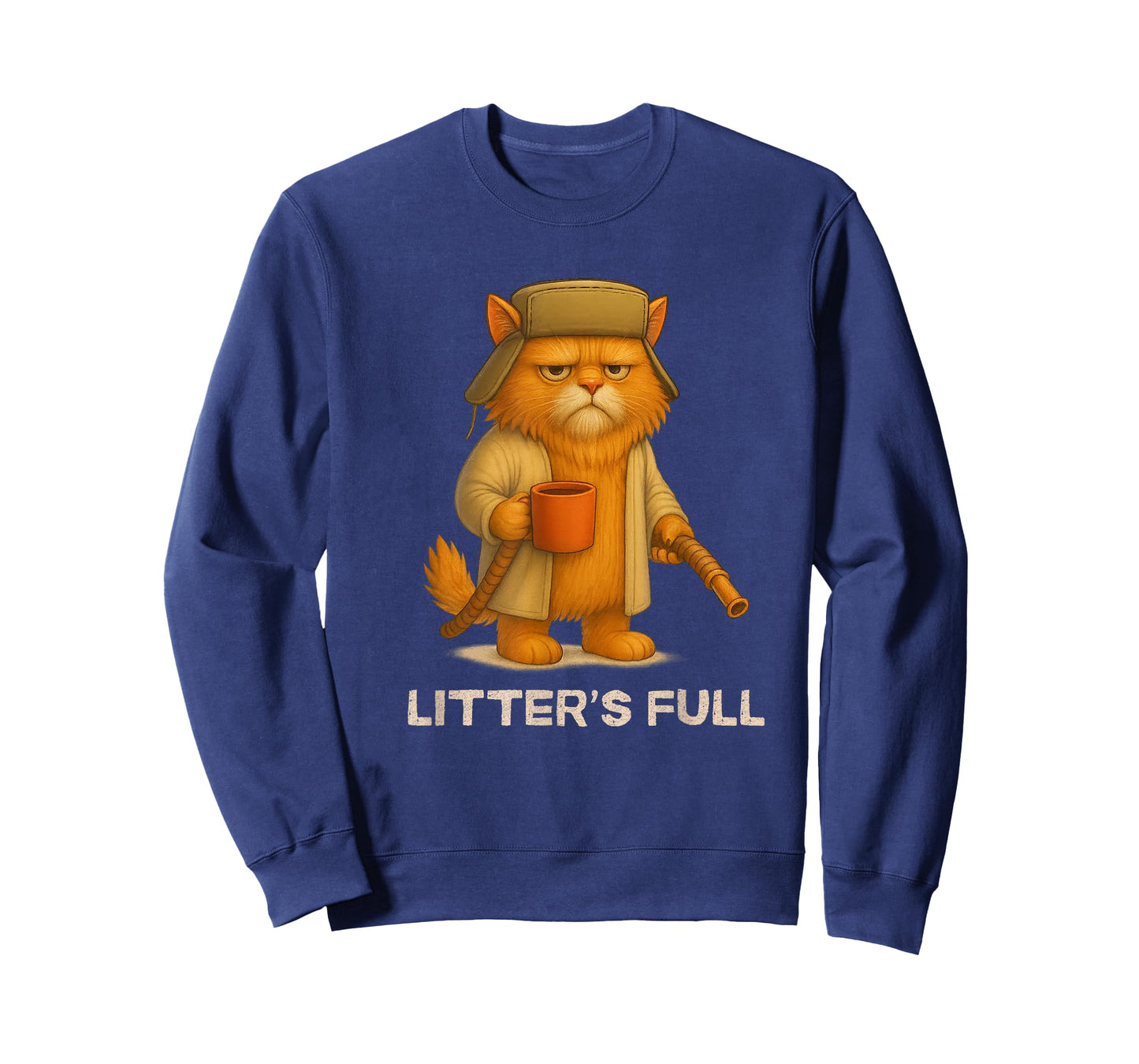 Litter’s Full Funny Cat Parody Lovers Christmas Xmas T-Shirt