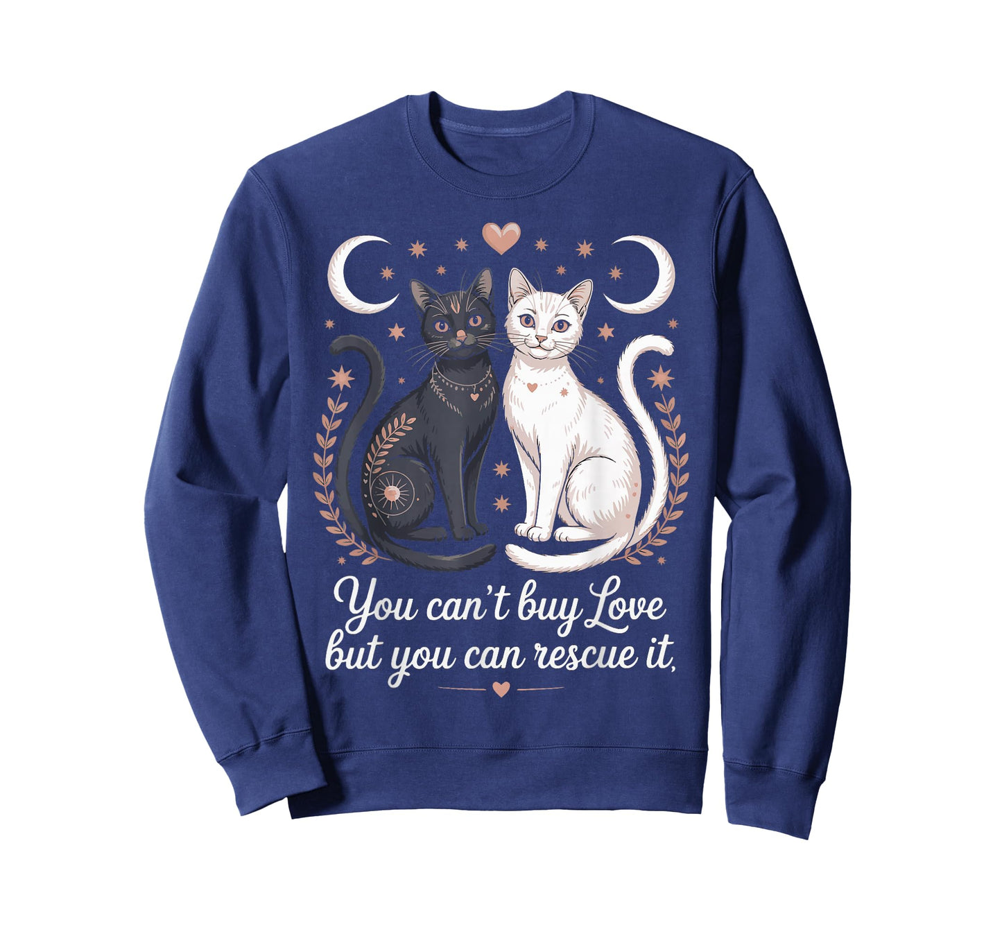 Cat Rescue Sayings for Feral Kitten Animal Rescuer T-Shirt