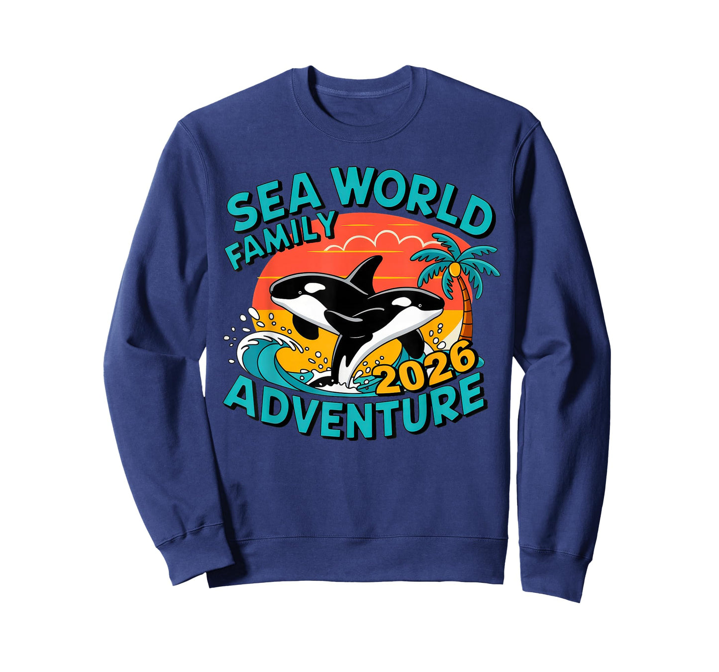 Sea World Family Adventure 2026, Family Sea World Matching T-Shirt