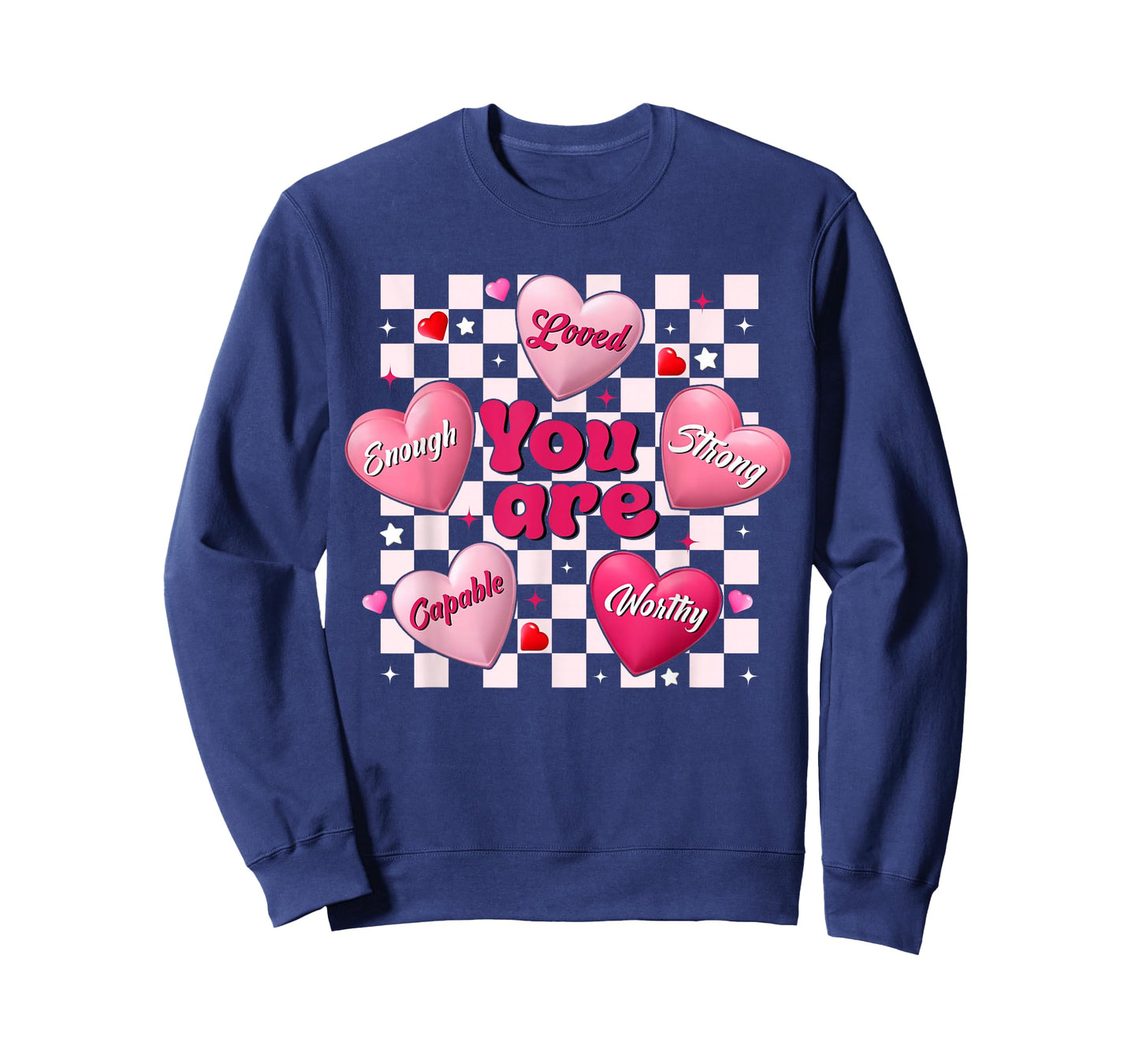 Valentine You are Loved Worthy Enough Heart Teacher Women T-Shirt