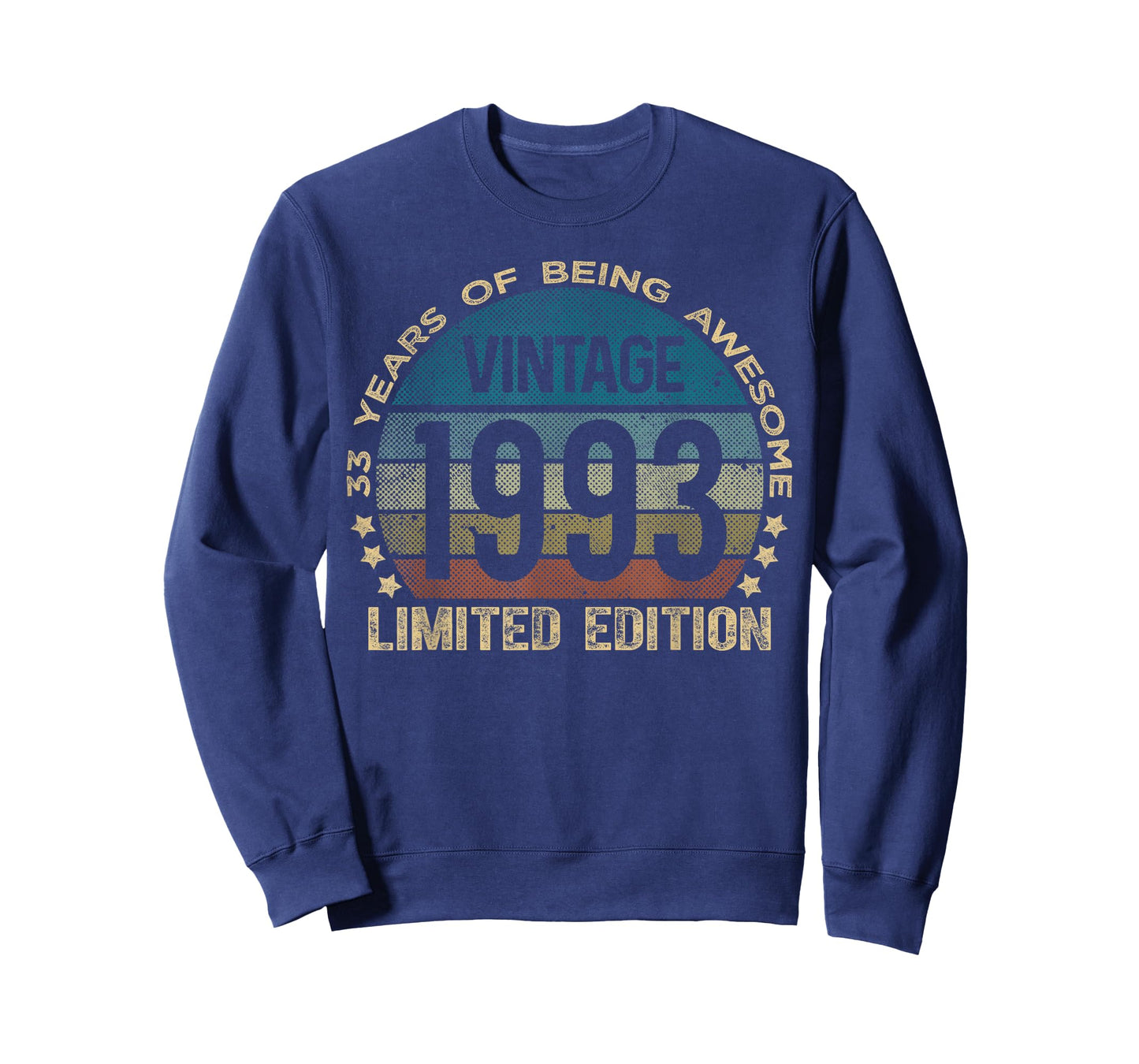 33 Year Old Gifts Vintage 1993 Limited Edition 33rd Birthday T-Shirt