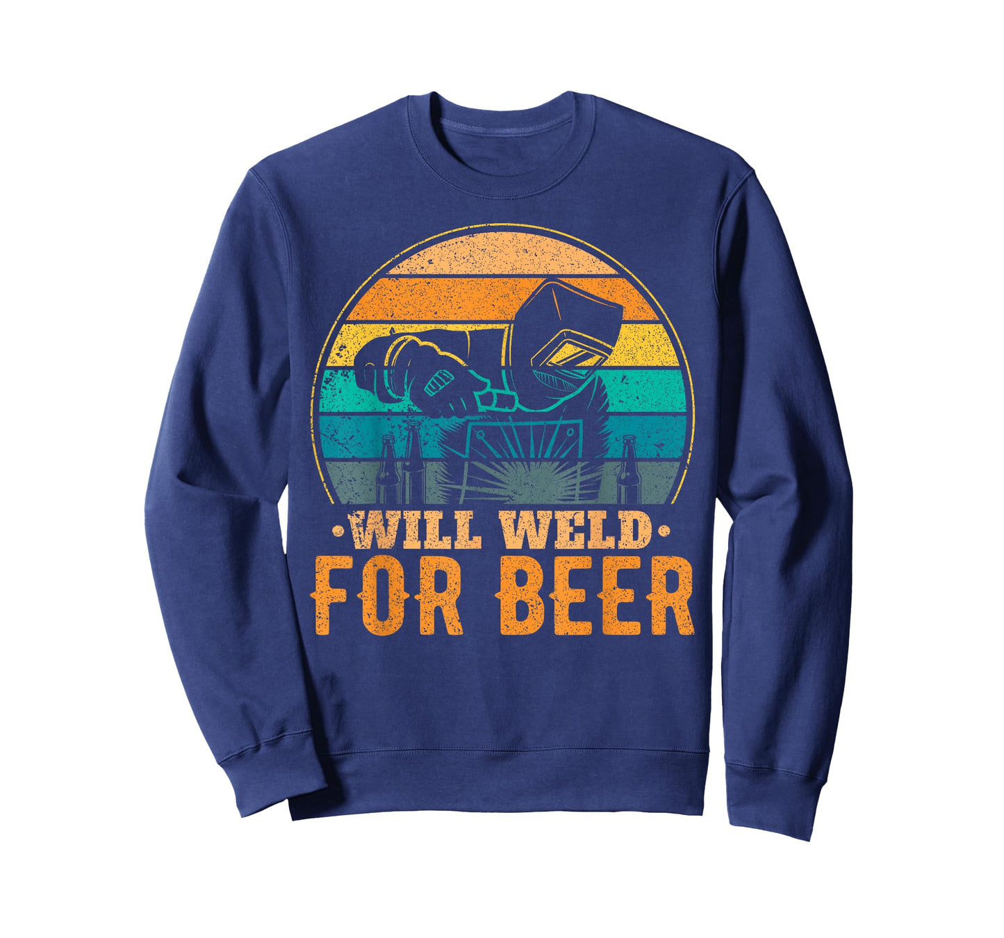 Funny Welder Welding Will Weld for Beer T-Shirt