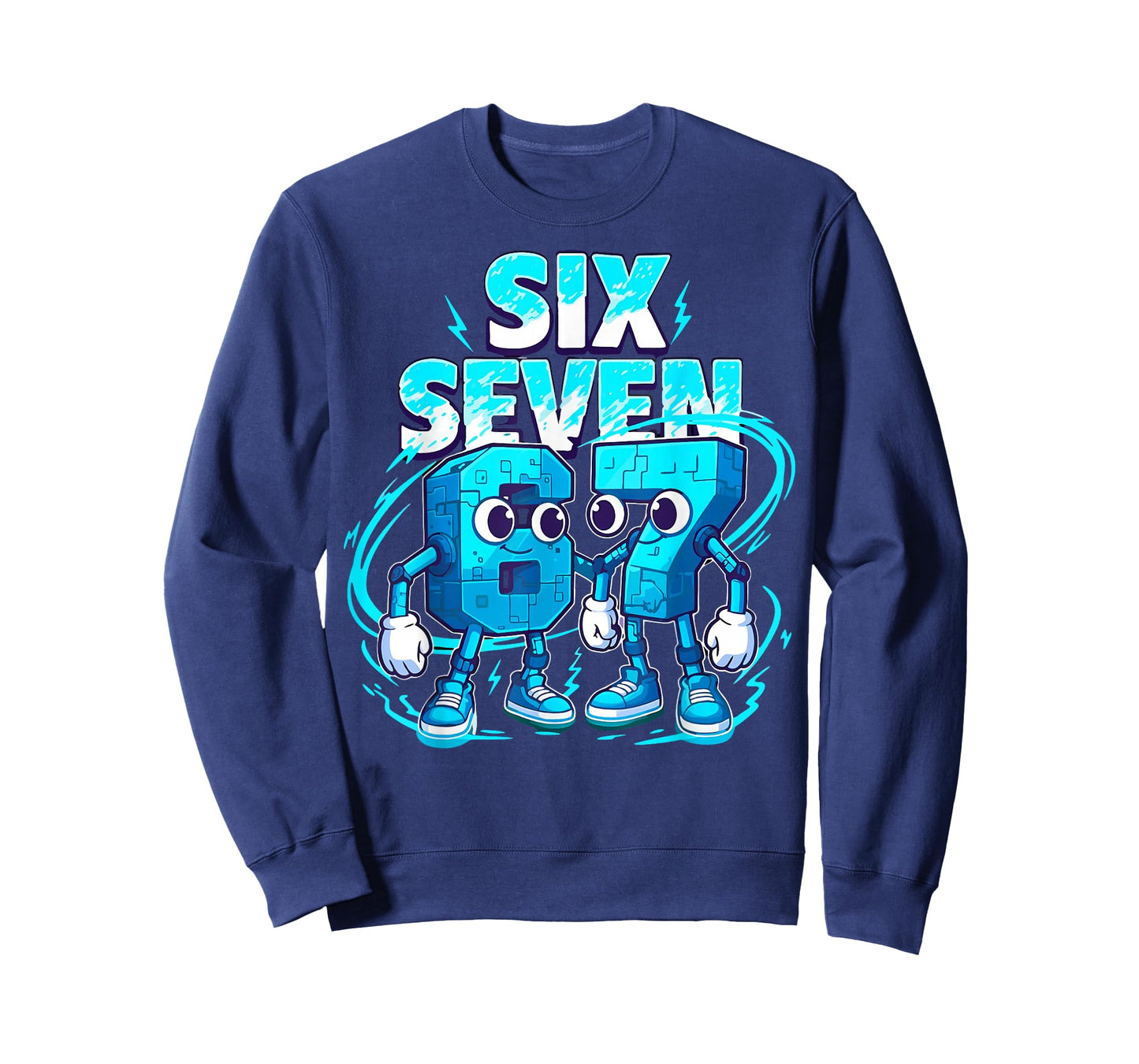 67 Six Seven 6-7 Funny Brainrot Meme Teens Gen Alpha Kids T-Shirt