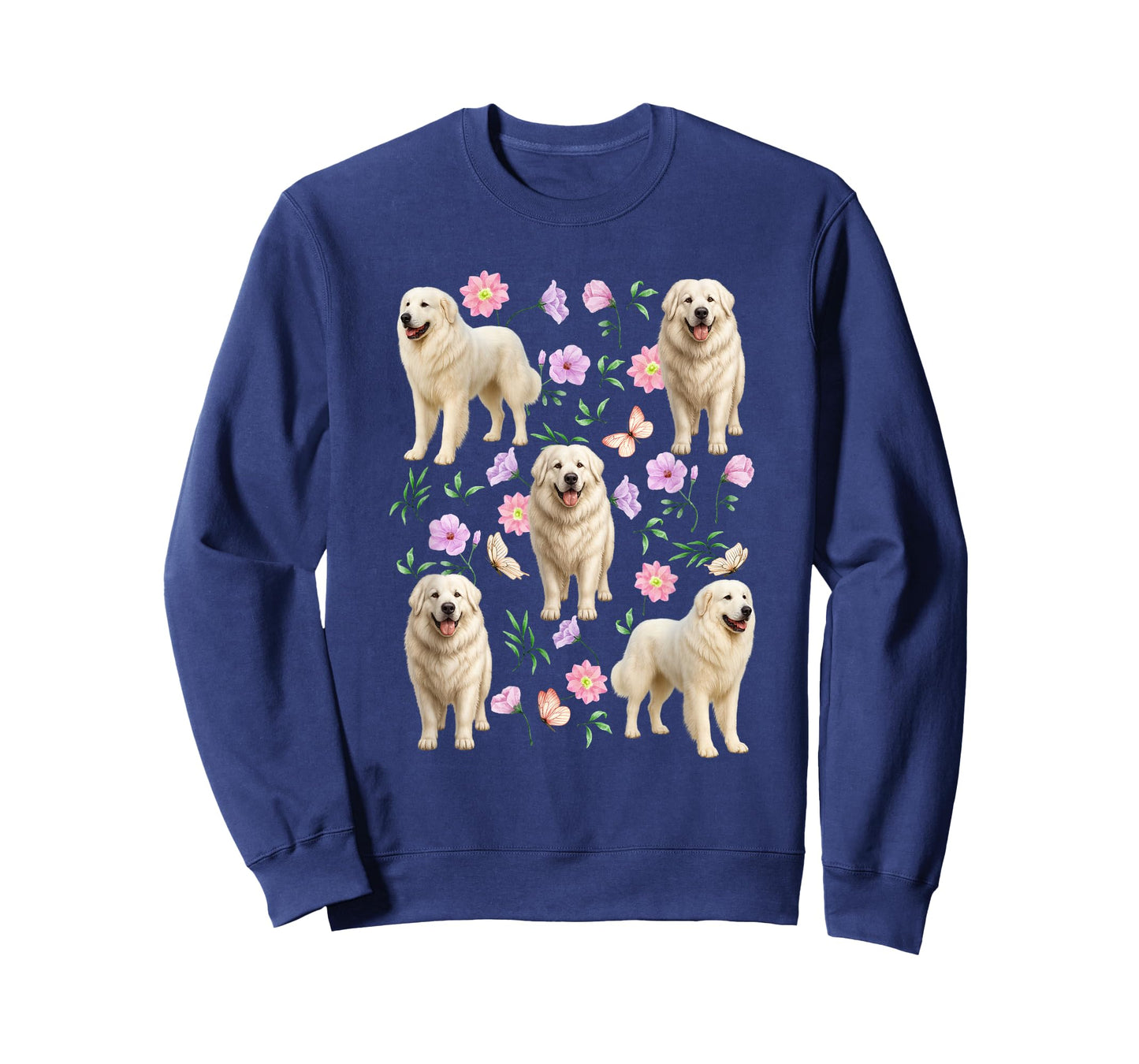 Great Pyrenees Owner Flowers Great Pyrenees Lover T-Shirt