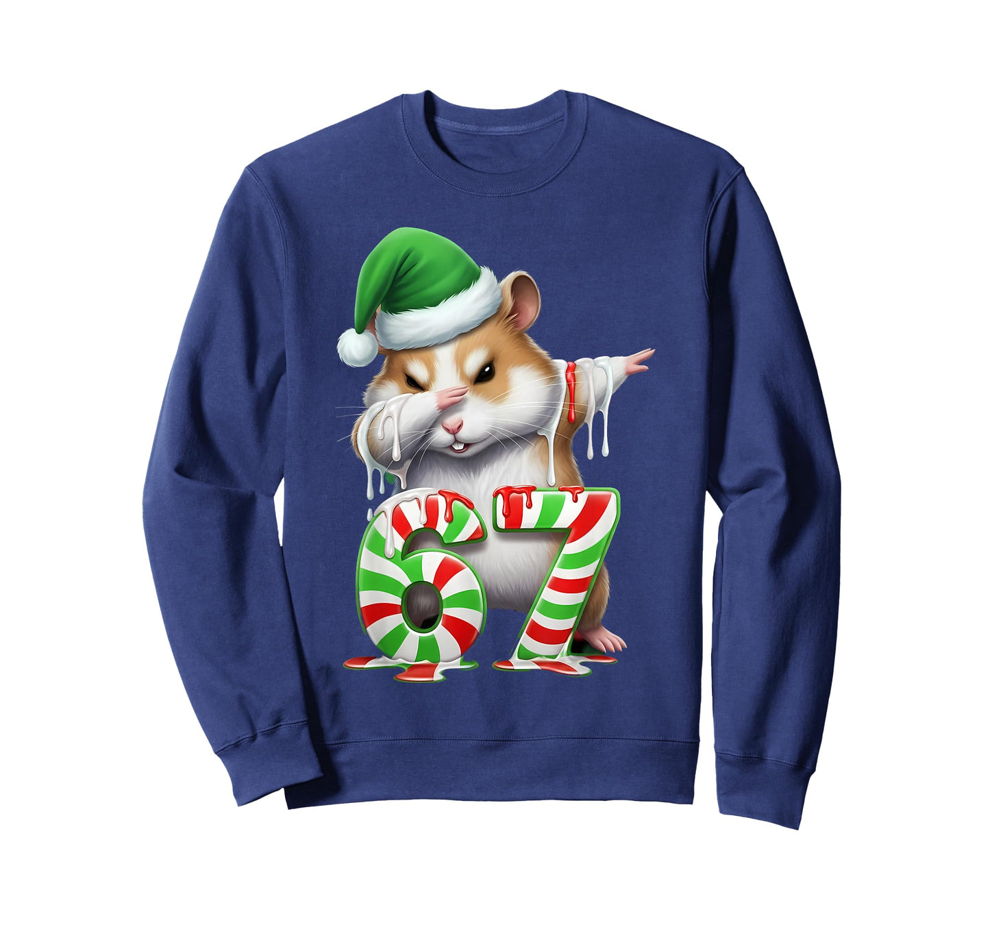 67 Christmas Funny 67 Brainrot Youth Kids Hamster 67 T-Shirt