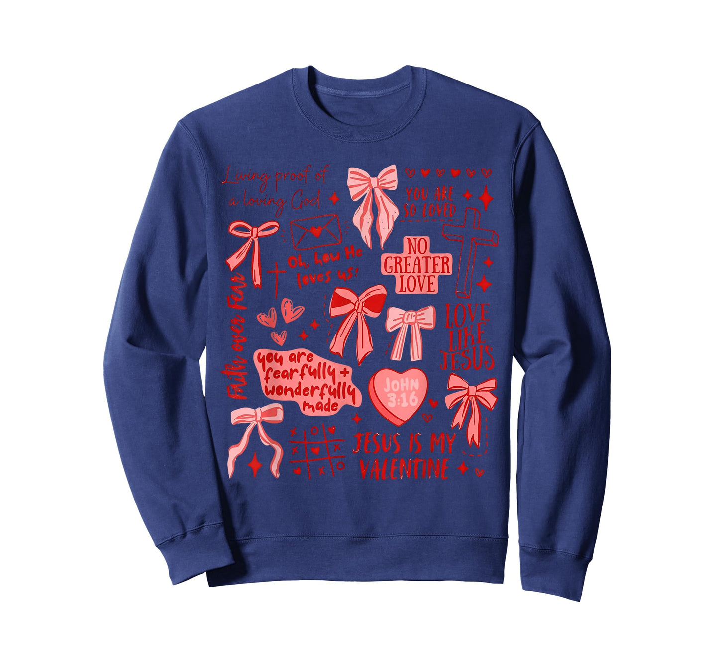Christian Jesus is My Valentine Day Religious Heart Women T-Shirt