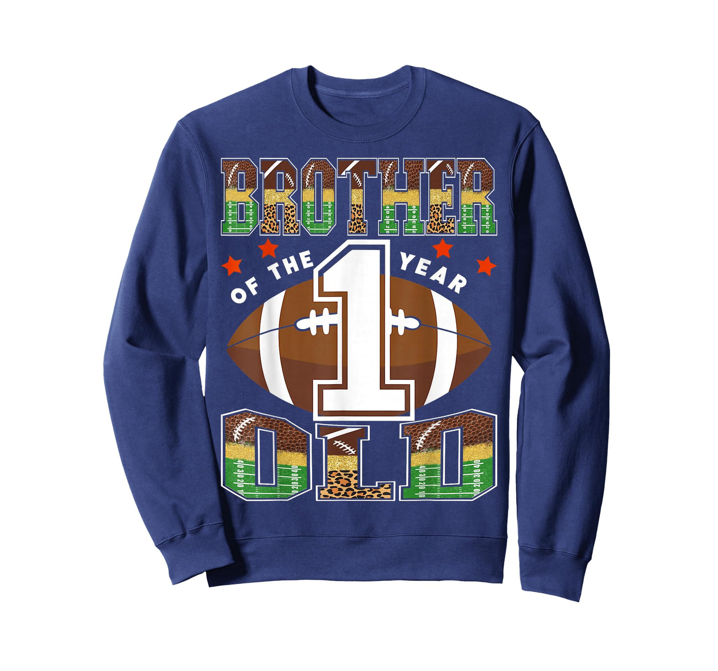 Brother of The 1 Year Old Football First Birthday Kid T-Shirt