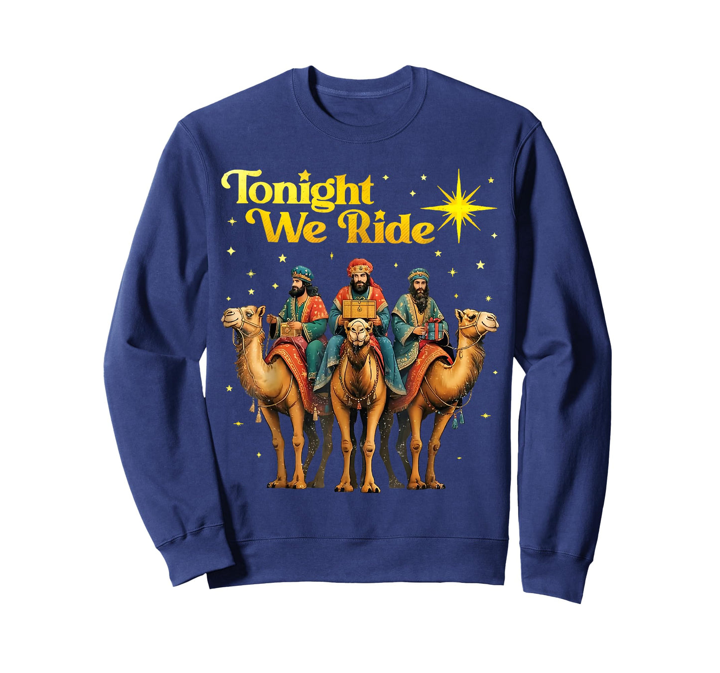 Tonight We Ride Three Wise Men Christmas Nativity T-Shirt