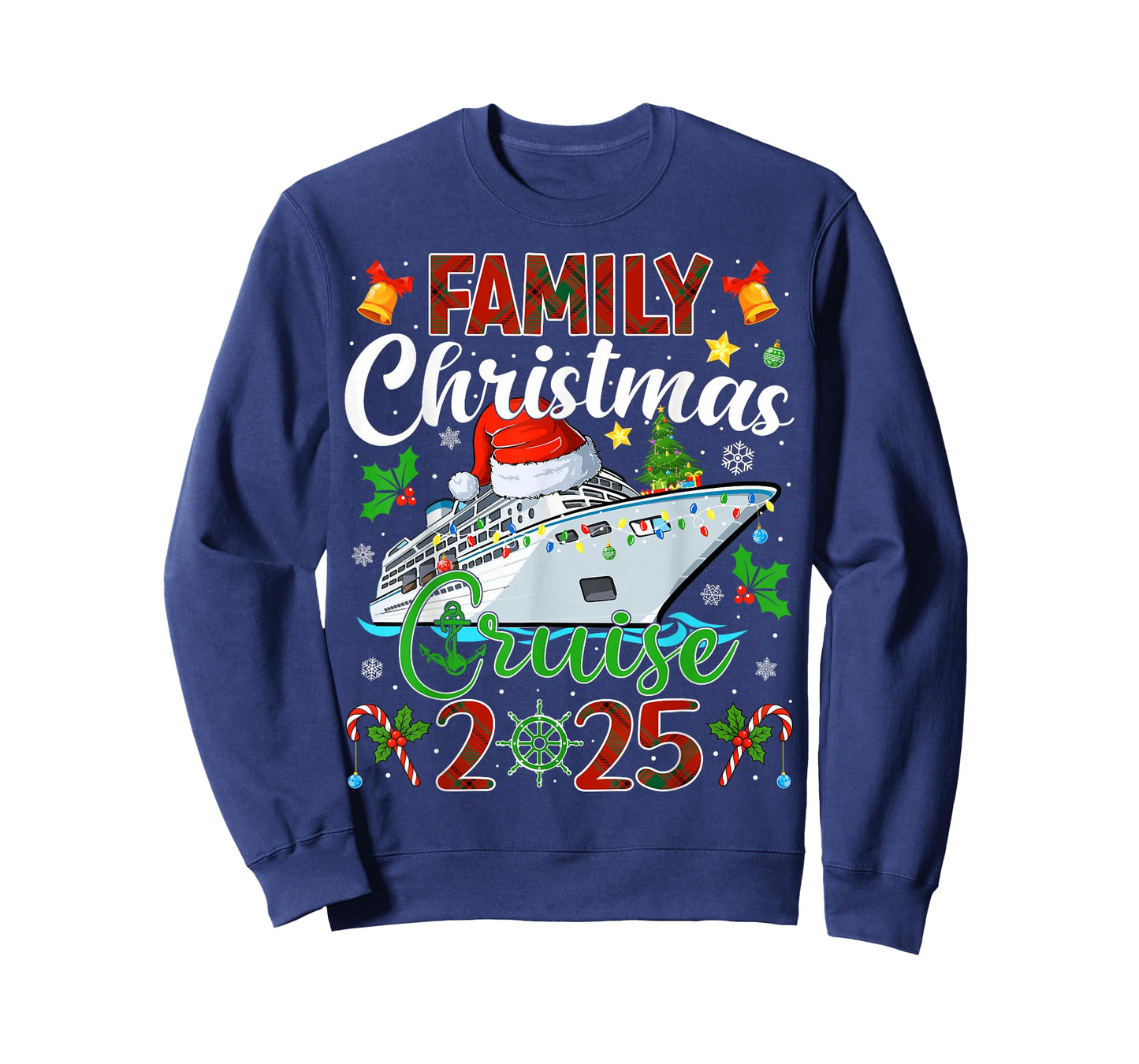 Merry Cruisemas Cruise Matching Family Christmas Cruise 2025 T-Shirt