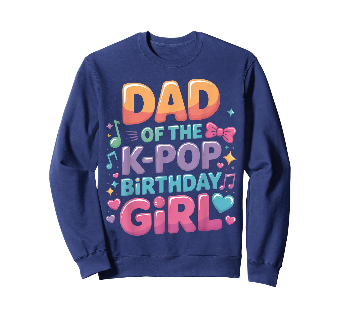 Dad of The K Pop Birthday Girl Party Matching Family Cute T-Shirt
