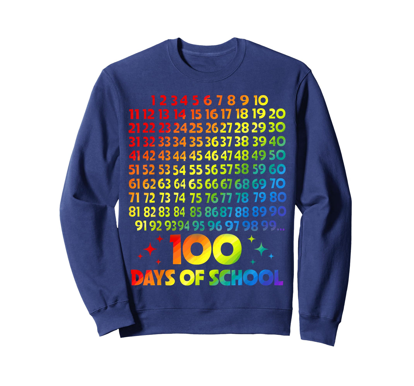 100 Days of School Shirts Teacher Kids Math Number 100th Day T-Shirt