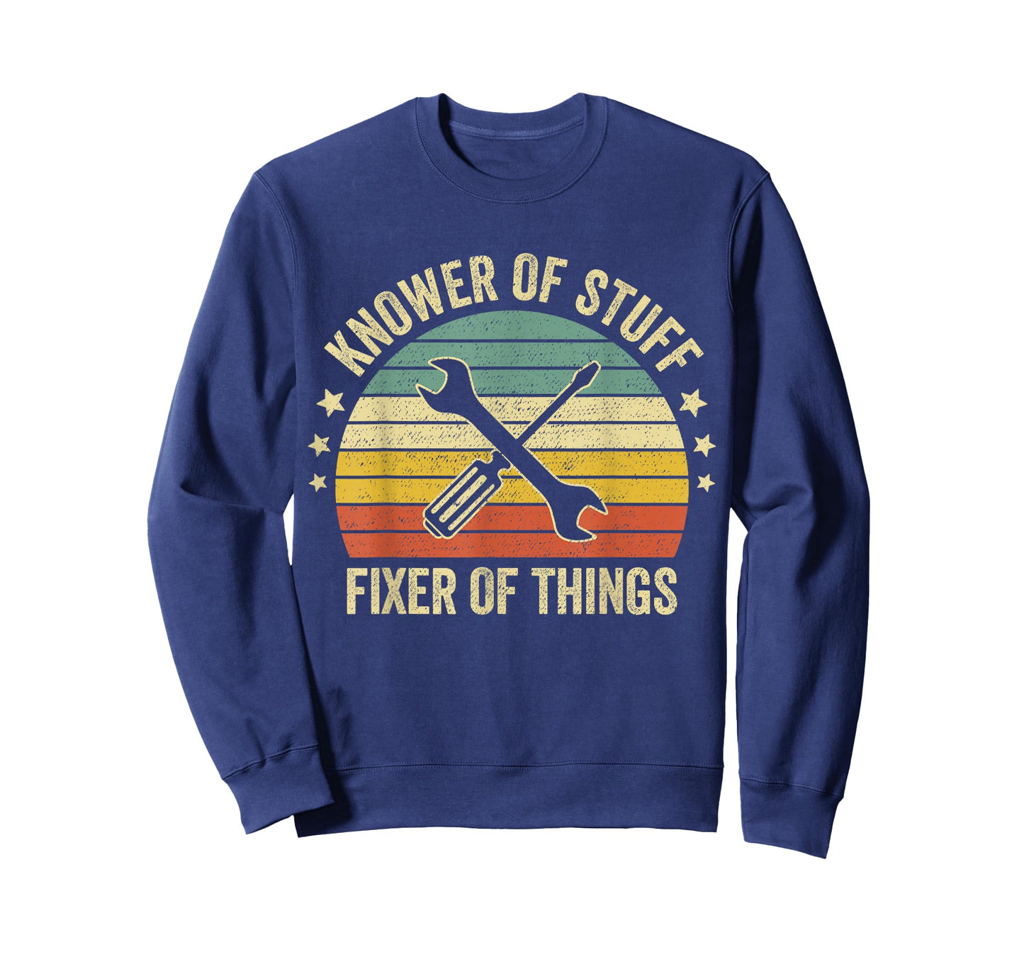 Retro Vintage Knower of Stuff Fixer of Things Funny Mechanic T-Shirt