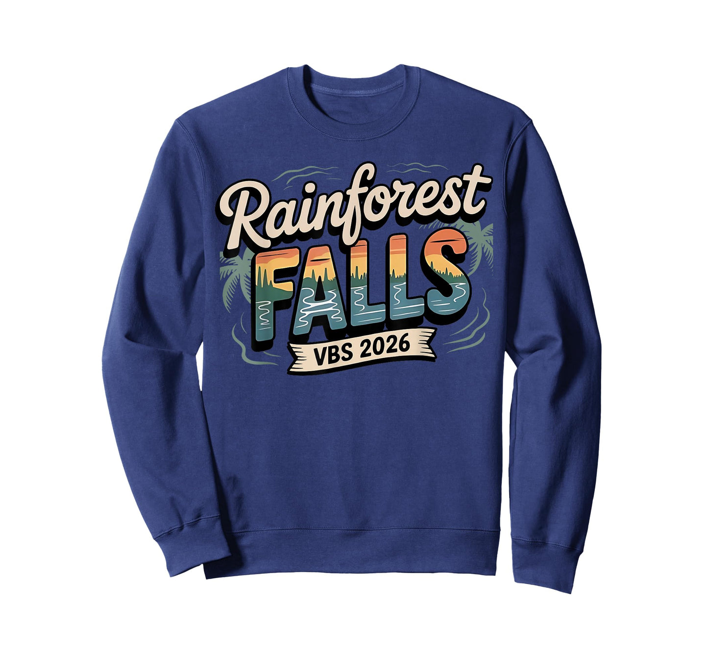 Rainforest Falls VBS 2026 Vacation Bible School Christian T-Shirt