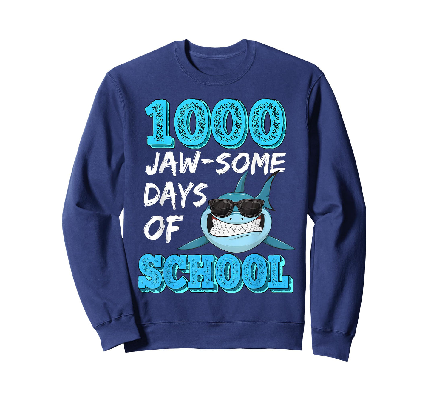 1000 Jawsome Days of School 100th Day of School 5th Grade T-Shirt