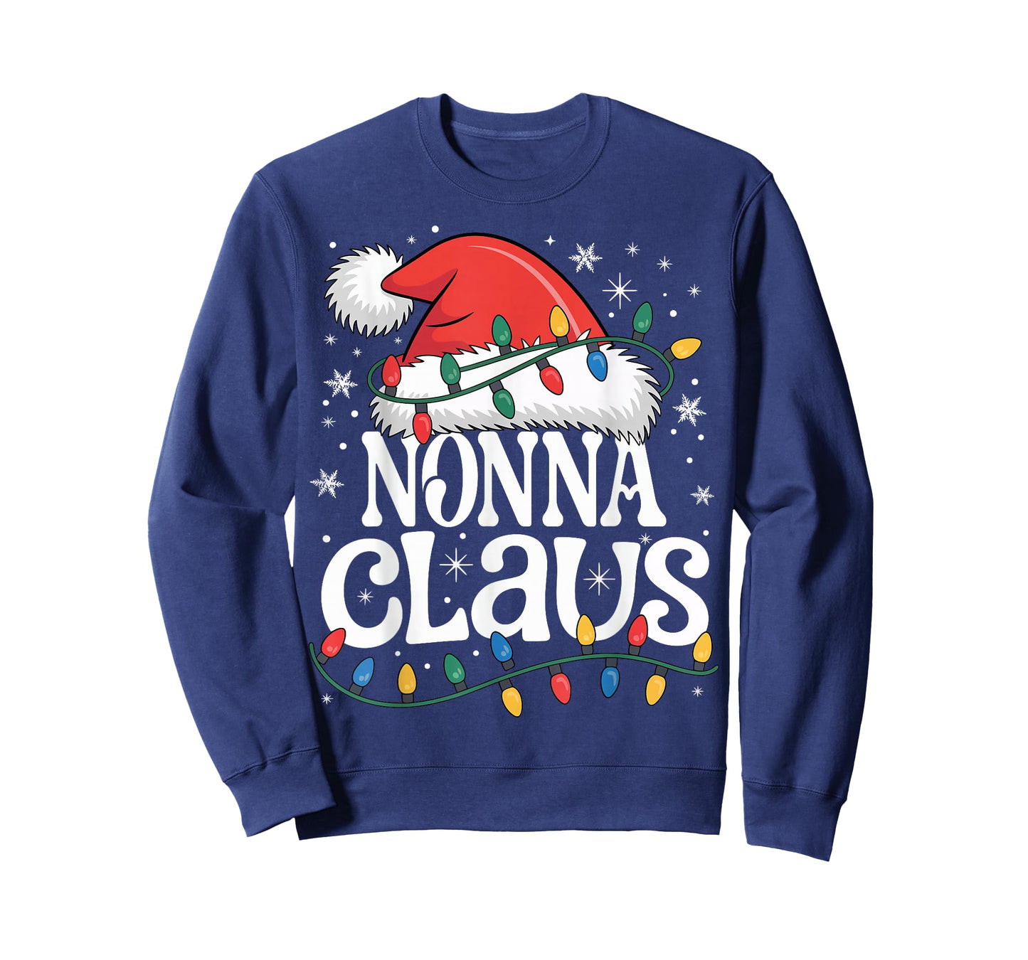 Nonna Claus Funny Xmas Christmas Grandma Holiday Style T-Shirt