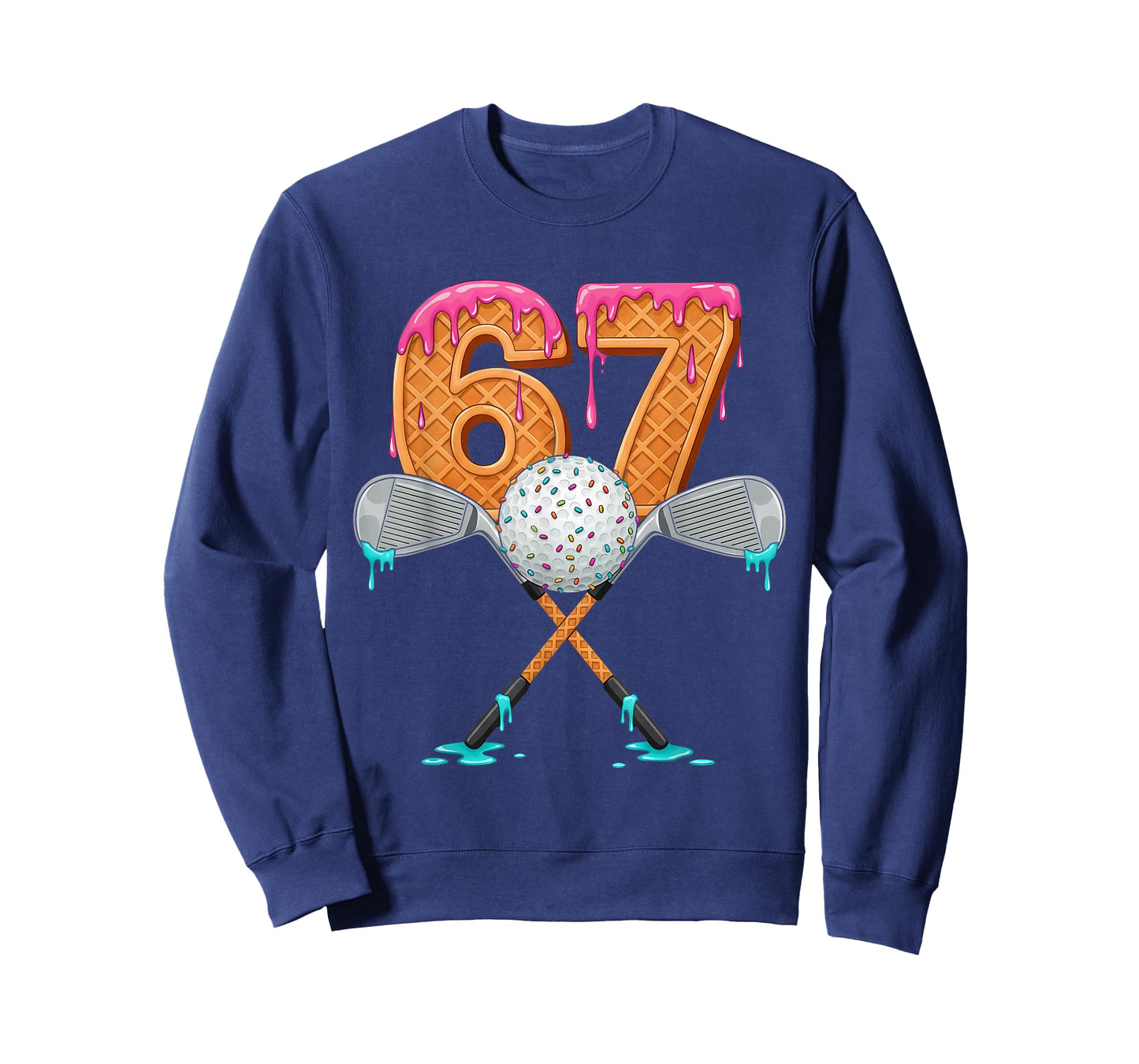 Funny 67 Golf Drip Number 67 Golf T-Shirt