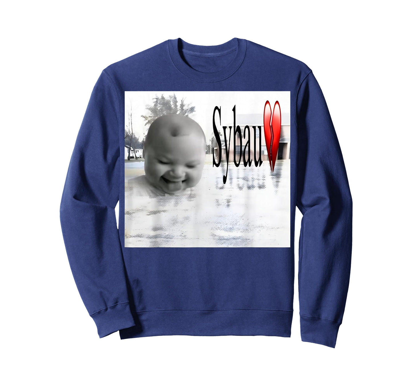 Funny SYBAU AI Niche Baby gen z Meme BrainRot Giggling Humor T-Shirt