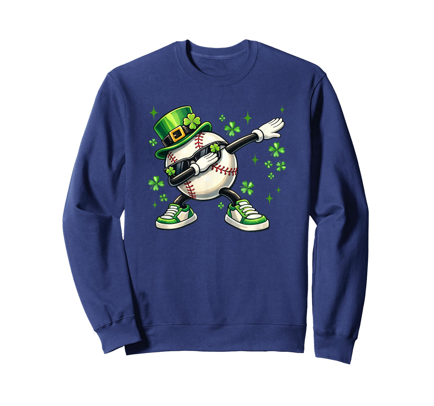 Dabbing Shamrock Baseball St Patrick's Day Kids Boy T-Shirt