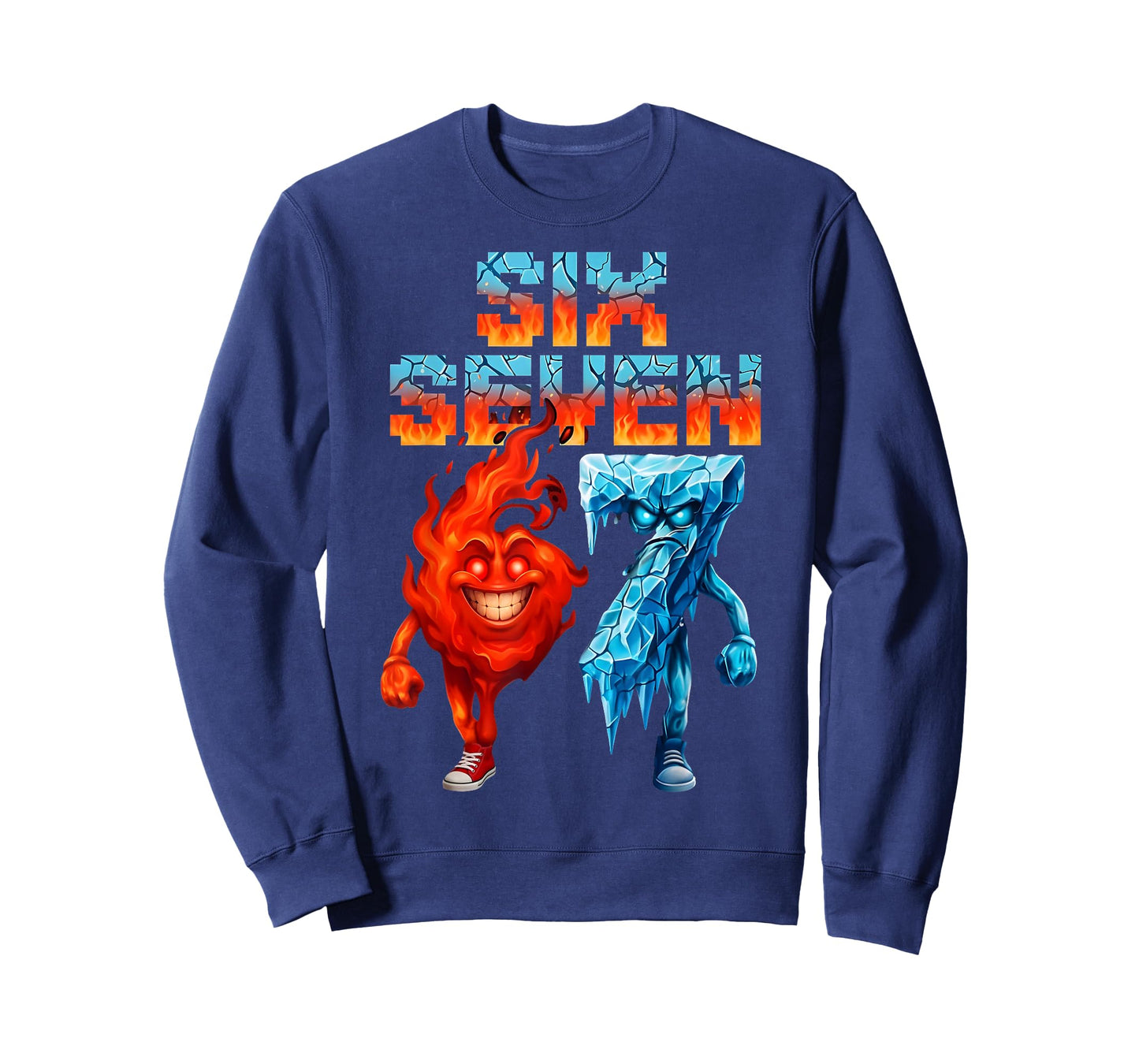 Funny Six Seven 67 Brainrot Meme Gift for Teen Boys Kids T-Shirt
