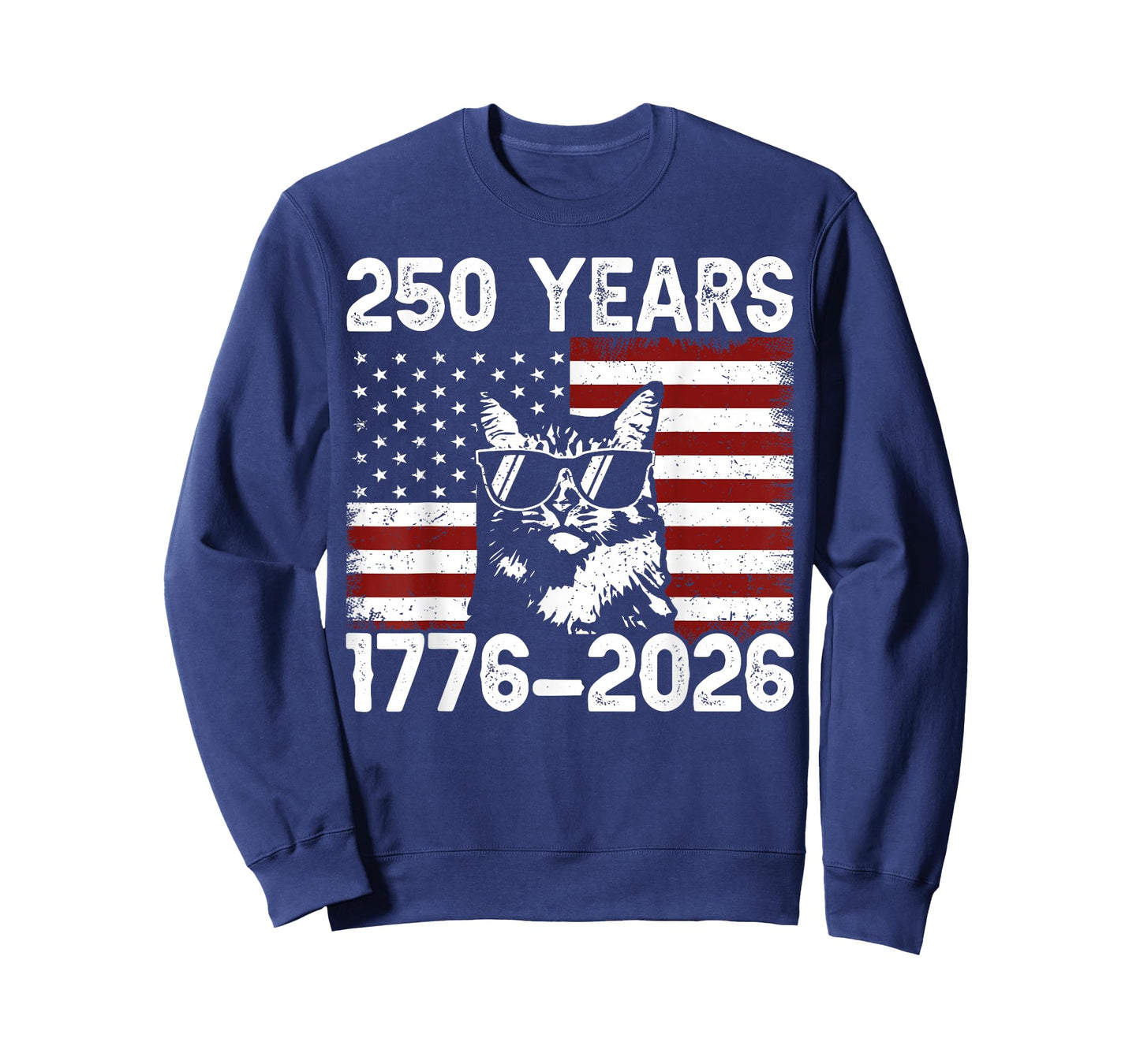 250 Years American 1776 2026 250th USA Patriotic 4th of July T-Shirt