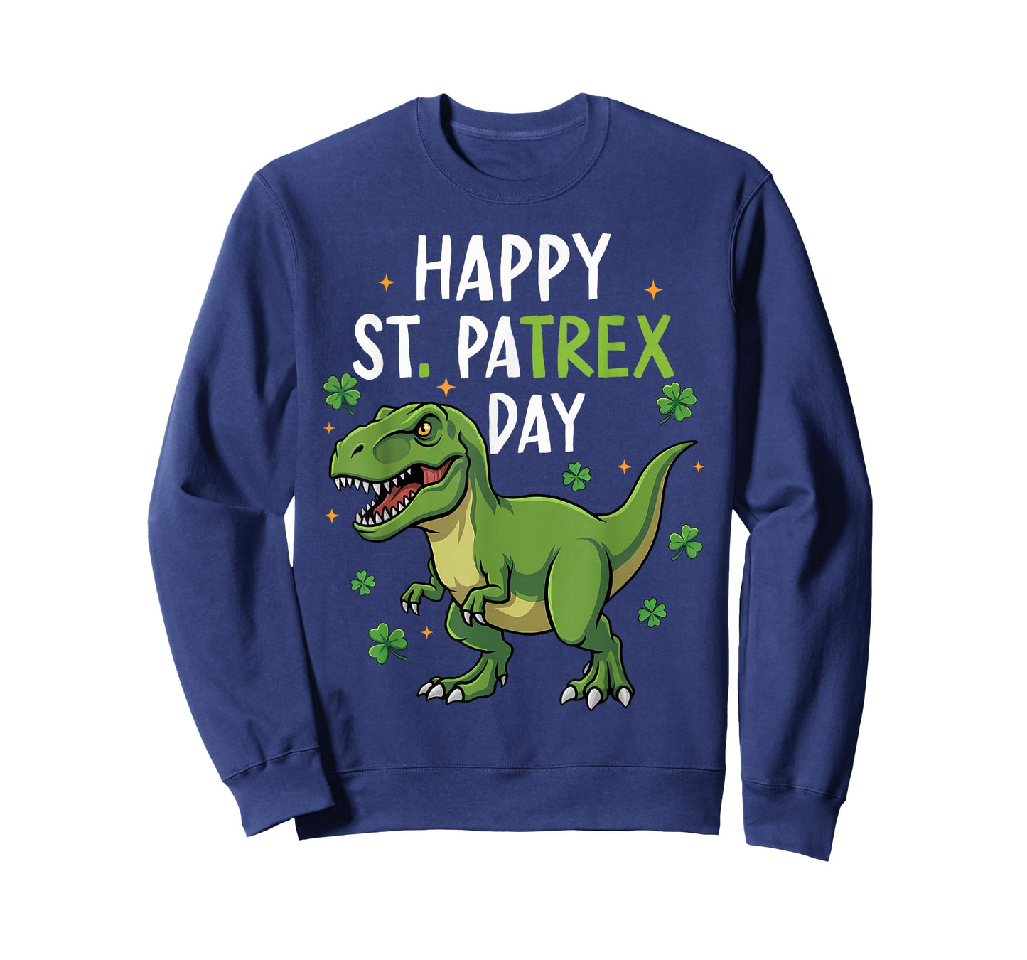 Happy St Patricks Pa Trex Day Dino Boys Kids Toddler T-Shirt