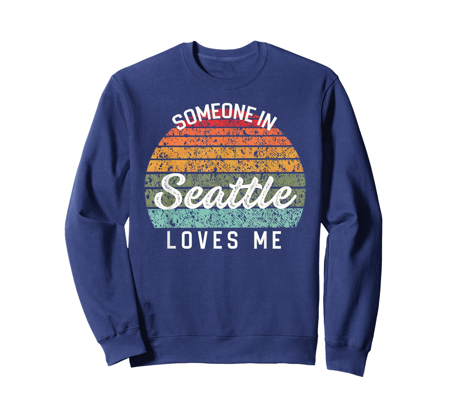 Someone in Seattle Loves Me United States Family Travel Dk T-Shirt