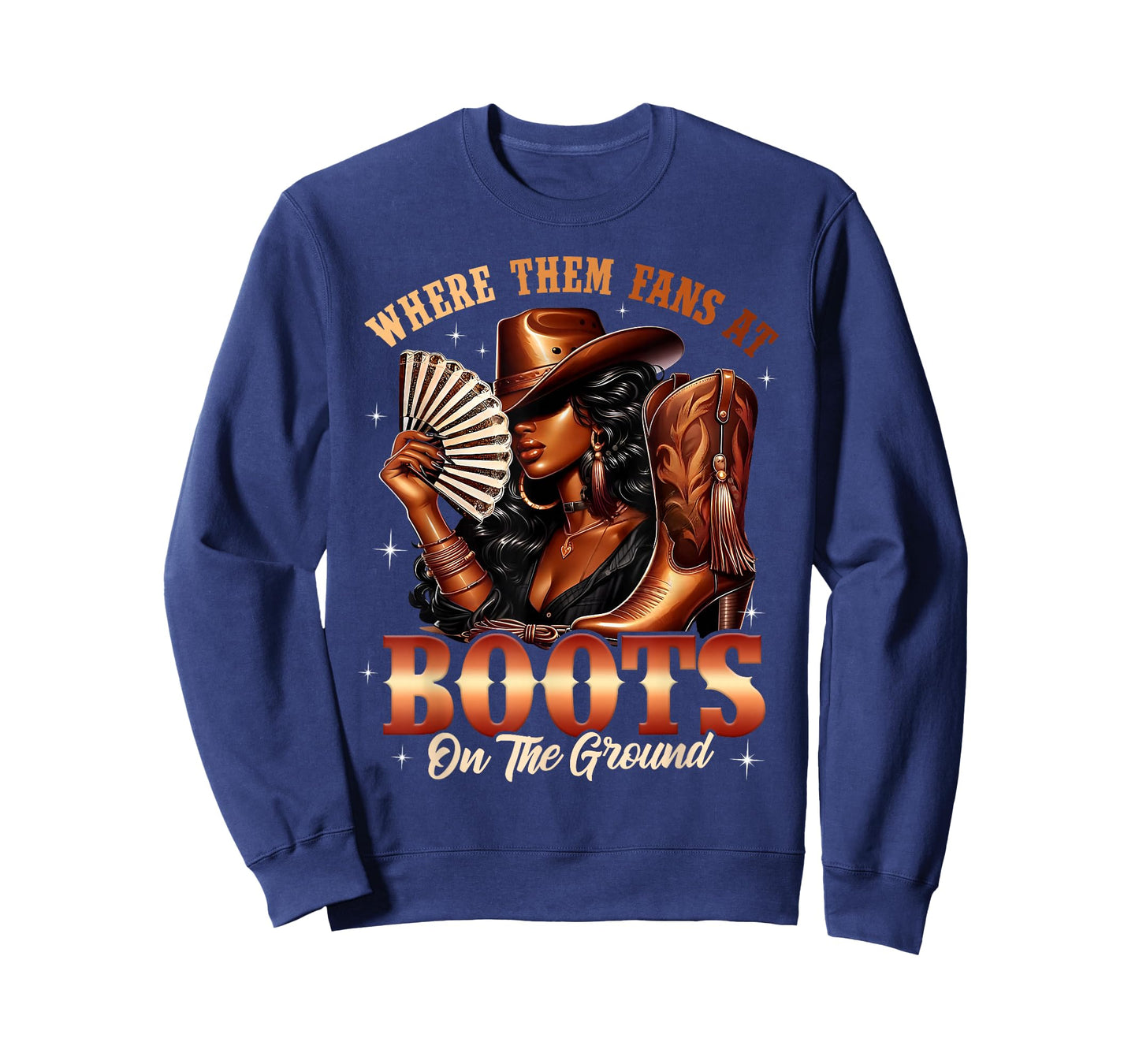 Boots On The Ground Cowgirl Black Women Africa Black History T-Shirt